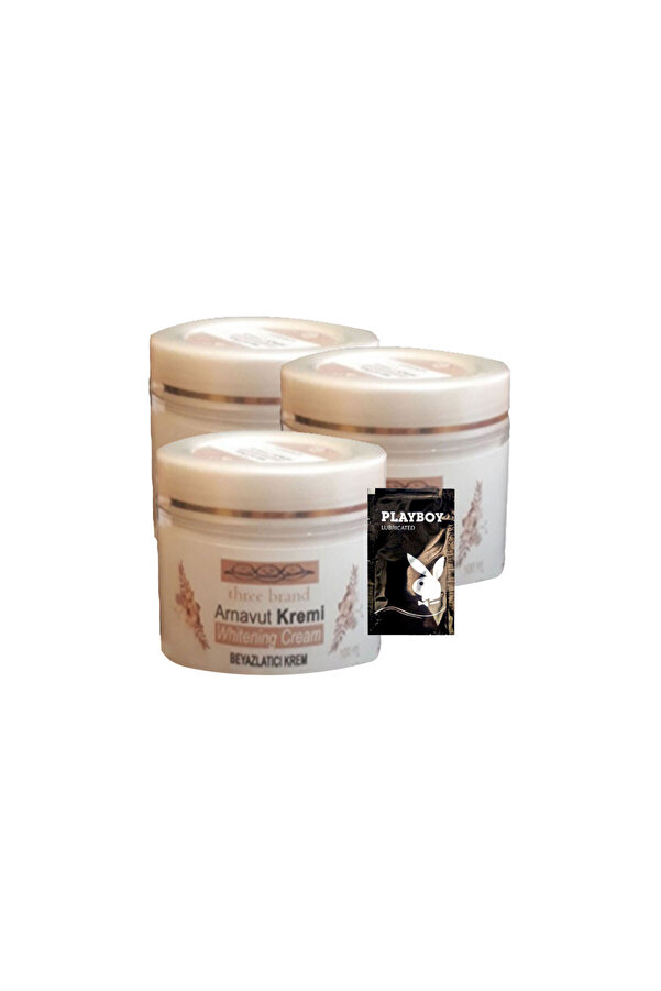 Arnavut Kremi̇ 3X100 Ml Ci̇lt Renk Açıcı Masaj Bakım Kremi̇ 1 Adet Jel İle
