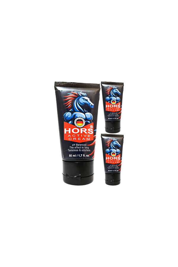 Hors Acti̇ve Cream 50 Ml Erkek Özel Zaman Ve Katılık 3 Adet