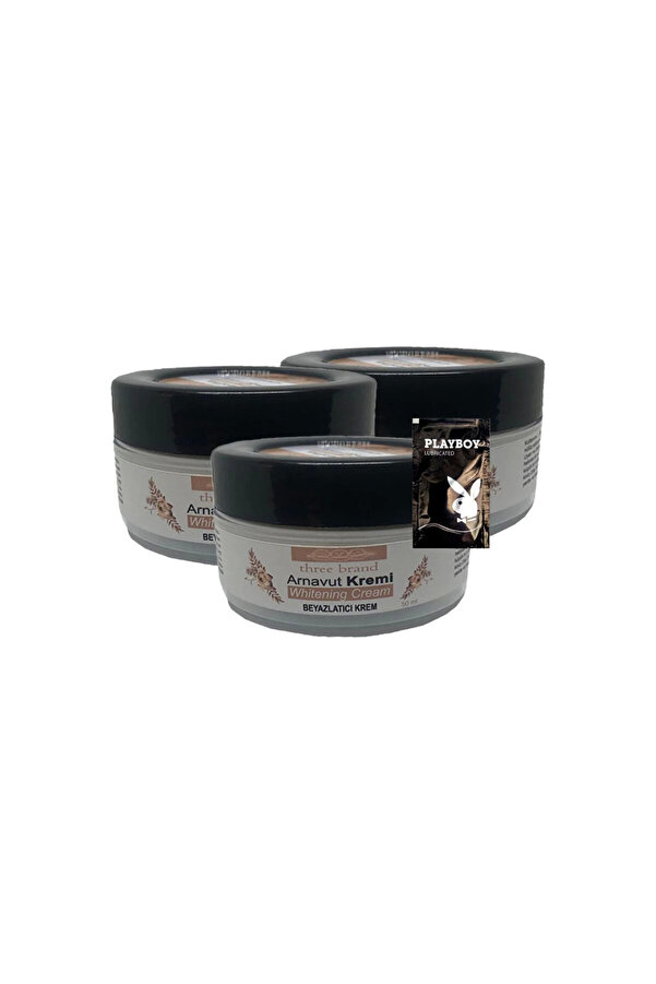 Arnavut Kremi̇ 3X50 Ml Ci̇lt Renk Açıcı Masaj Bakım Kremi̇ 1 Adet Jel İle
