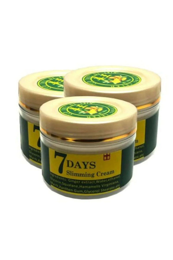 7 Days Sli̇mmi̇ng Cream 100 Ml Vücut Bakım Kremi̇ Zencefi̇l Muci̇zesi̇ 3 Adet
