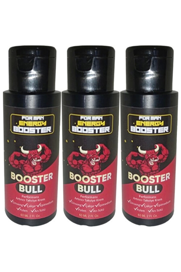 Adoi̇l Booster Bull 3 Adet Erkeklere Özel Yüksek Hızlı Akti̇vasyon Kremi̇ 60 Ml - 3 Adet 60 Ml