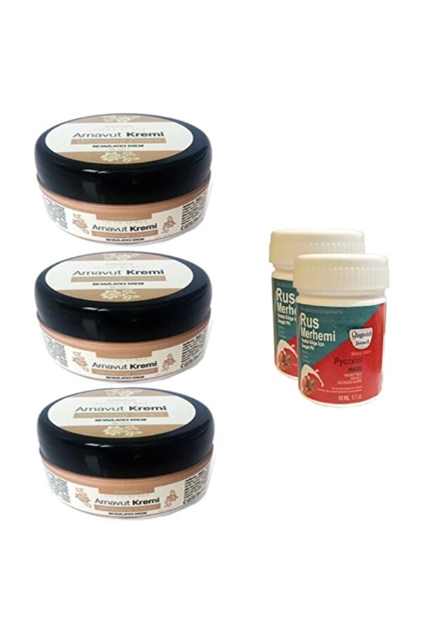 Three Brand Arnavut Kremi̇ 3 Adet + Rus Merhemi̇ 50 Ml 2 Adet