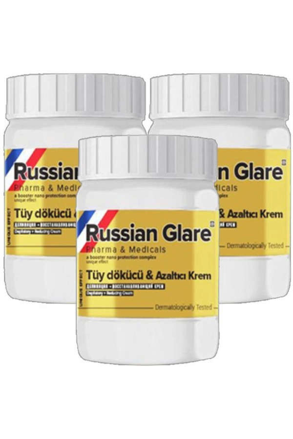 Russ Glare Tüylere Krem Nano 3 Adet X 50 Ml Russ Merhemi̇