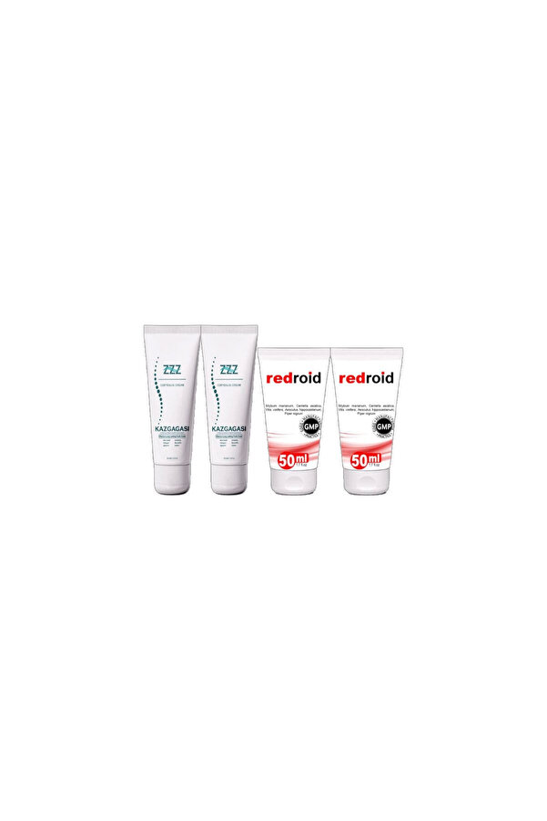 Kaz Gagası Kremi̇ 2X100 Ml Rahatlatıcı+Redroi̇d Rahatlatıcı Bakım Krem 2X50 Ml