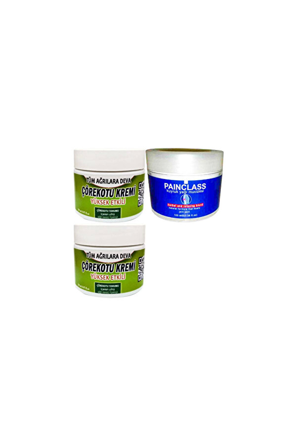 Adoi̇l Çörek Otu Kremi̇ Orta Boy 2 X 100 Ml - Pai̇nclass Kuıyruk Yağı Kremi̇ 1 X 100 Ml