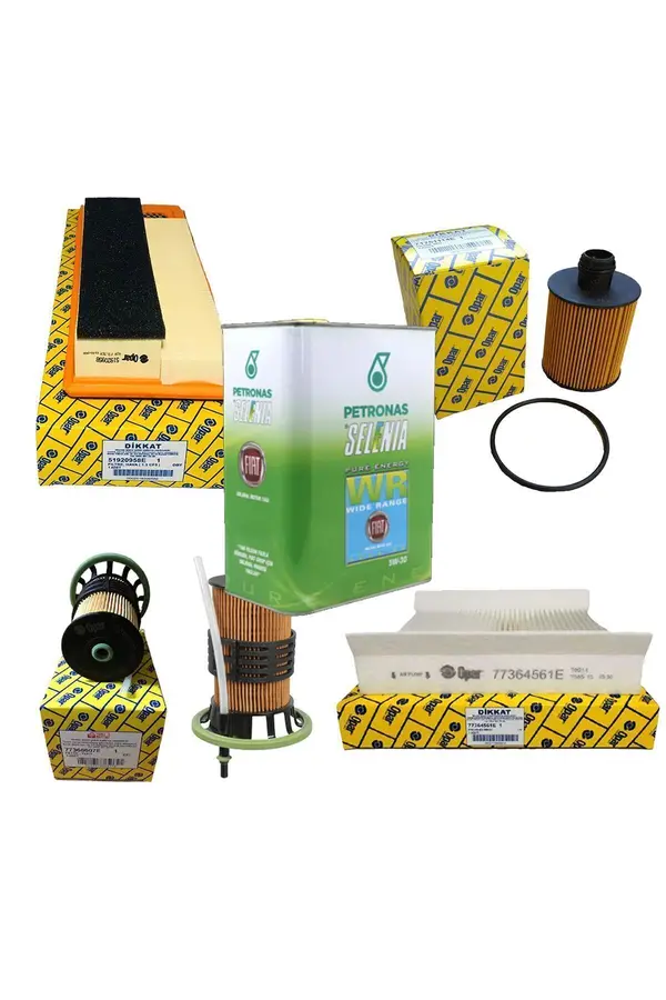 Fi̇at Egea 1.3D Mjt Euro-5 Fi̇ltre Seti̇ Seleni̇a 5W30 Motor Yağı