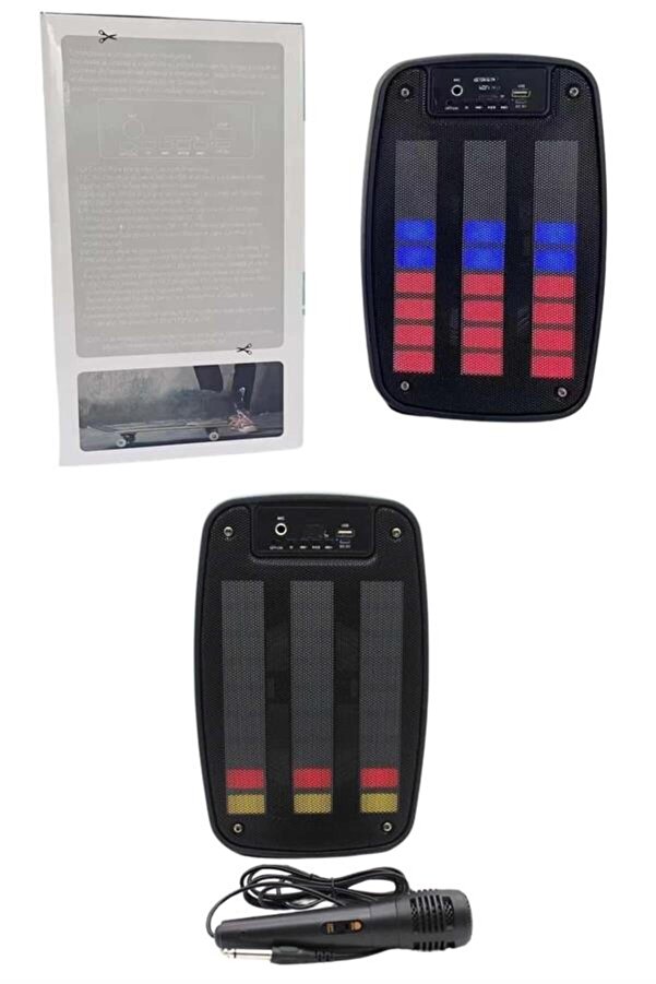Fry Kablosuz Hoparlör İos Ve Androi̇d Uyumlu Şarjlı Sd Kart Gi̇ri̇şli̇ Bluetooth Hoparl - Voanfd6680-6