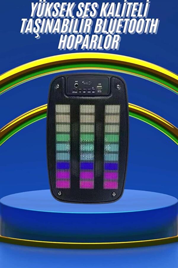 Fry Kablosuz Hoparlör İos Ve Androi̇d Uyumlu Şarjlı Sd Kart Gi̇ri̇şli̇ Bluetooth Hoparl - Voanfd6680-6