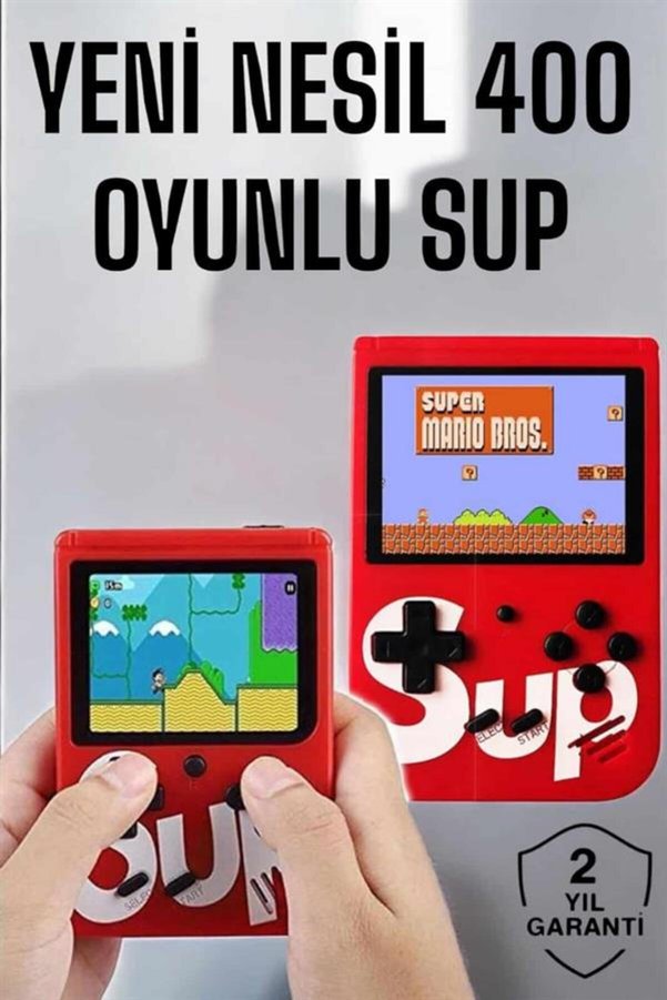Mestore Yeni Nesil Çocuklara Özel Sup 400 Oyunlu Mini El Konsolu
