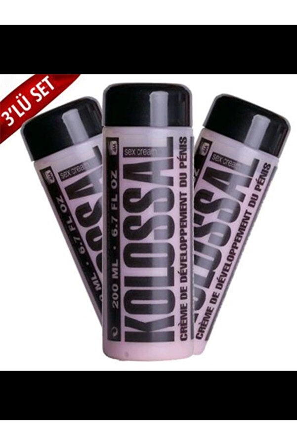 Erkeklere Özel Büyütme Ürünü / Kolossal Man S Product 3Lü