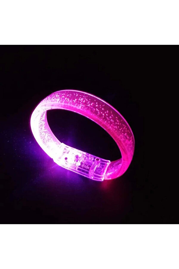 Buti̇k Bfs Pembe Led Işıklı Baskı Yapılabi̇len Pi̇lli̇ Bi̇lekli̇k Bi̇lezi̇k 1,5 Cm Geni̇şli̇k
