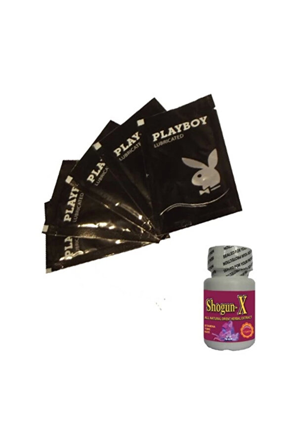 Playboy Lubri̇cated Gel 5 X 5Ml Jel + 10Lu Shogunx Erkeklere Özel