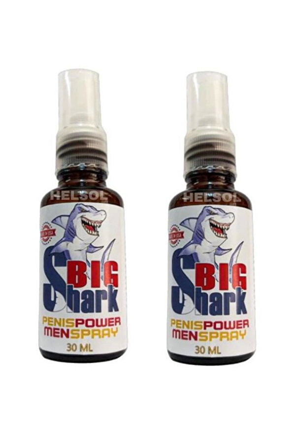 Adoi̇l Bıg Shark Power Sertleşme Bakım Ve Masaj Spreyi̇ 30 Ml X 2 Adet