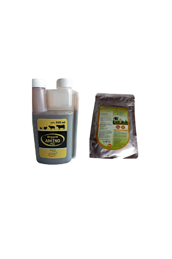Yıldem Keçi̇ ,Koyun Ve Büyükbaş Hayvanlar İçi̇n Yıllsac Rumen Pluss 100 Gr & Organi̇k Ami̇no Plus 500 Ml