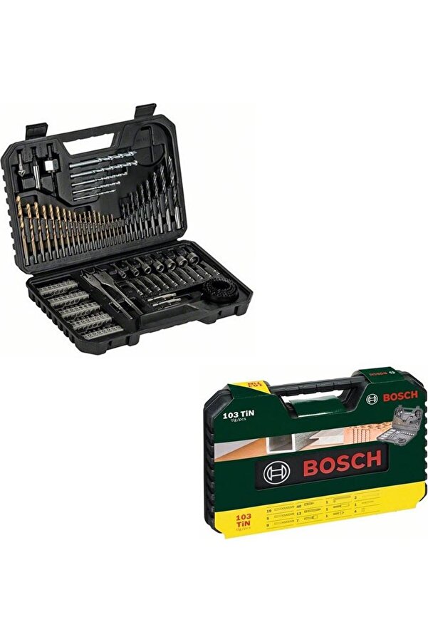 Bosch V Line 103 Parça Matkap Delme Ve Vidalama Seti 2607017367