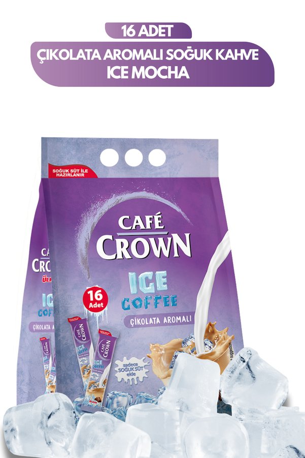 Cafe Crown Ice Mocha 16 Adet - Çikolata'lı Soğuk Kahve
