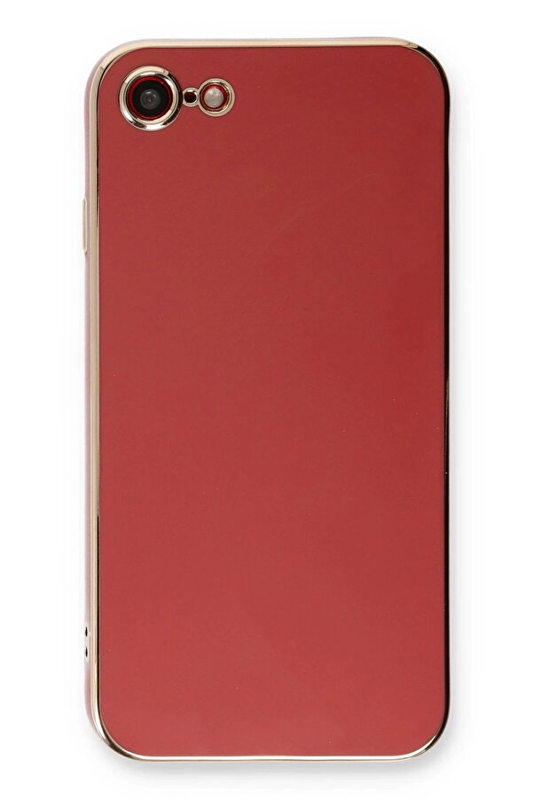 İphone 7 Kılıf Volet Si̇li̇kon - Kırmızı