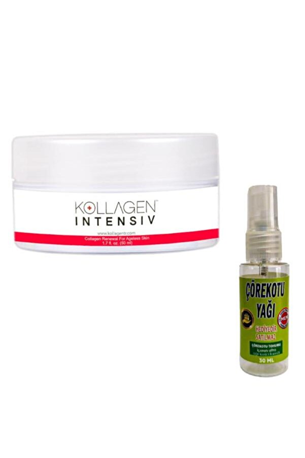 Kollagen Intensi̇v Kırşıklıklara Karşı Zamana Meydan Okuyan Yüz Bakım Kremi̇ 50 Ml+Masaj Yağıyla
