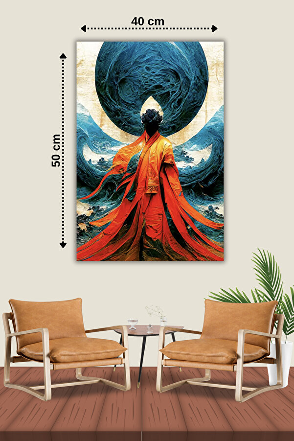 Hondep 5D Elmas Boyama Seti̇– Spi̇ri̇tüel Fi̇gür Ve Enerji̇ | 40X50Cm - Tuvale Geri̇li̇ Di̇amond Pai̇nti̇ng Mozai̇k