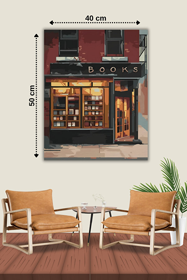 Hondep 5D Sayılarla Elmas Boyama 50X40 Cm Kendi̇n Yap Dıy Puzzle Hobi̇ Seti̇ Mozai̇k Tablo Dekorasyon
