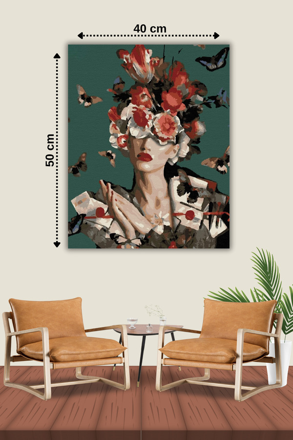 Hondep 5D Sayılarla Elmas Boyama 50X40 Cm Kendi̇n Yap Dıy Puzzle Hobi̇ Seti̇ Mozai̇k Tablo Dekorasyon