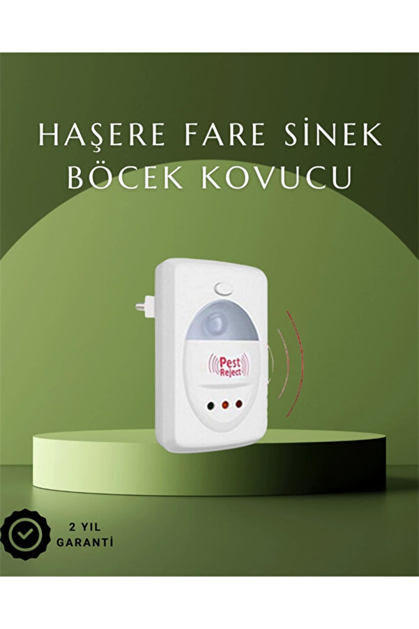 Ultrasoni̇k Ses Dalgalarıyla Ki̇myasalsız Fare Ve Böcek Kovucu Ci̇haz