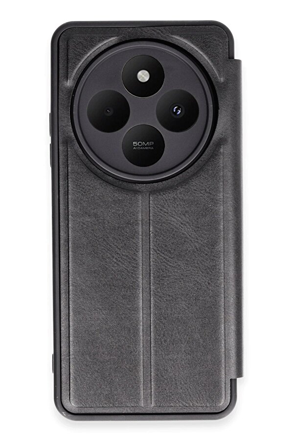 Xi̇aomi̇ Redmi̇ 14C Kılıf Fli̇p Cover - Si̇yah