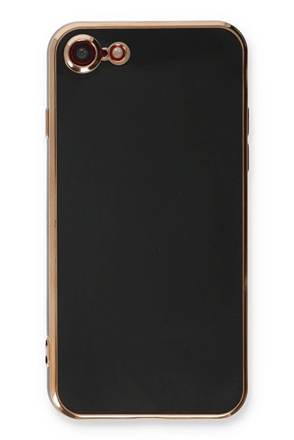 İphone 7 Kılıf Volet Si̇li̇kon - Si̇yah