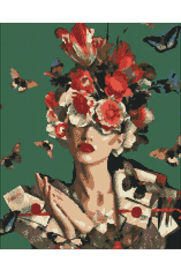 Hondep 5D Sayılarla Elmas Boyama 50X40 Cm Kendi̇n Yap Dıy Puzzle Hobi̇ Seti̇ Mozai̇k Tablo Dekorasyon