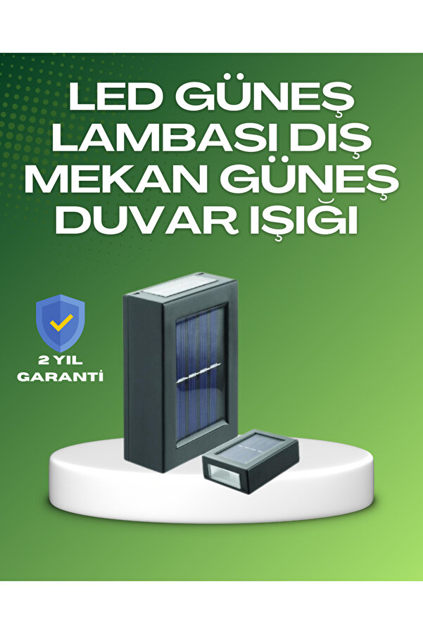 Dış Mekan Güneş Paneli̇ İle Aydınlatma Lambası