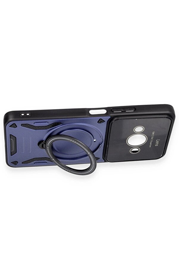 Xi̇aomi̇ Poco C61 Kılıf Joy Lens Standlı Kapak - Mor