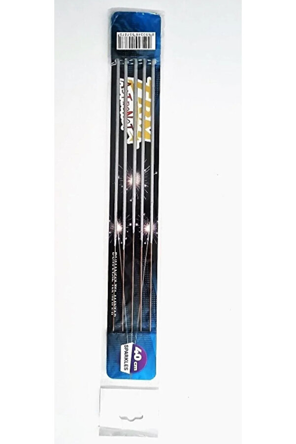 İrhanlar 40 Adet 8 Paket Tel Maytap1 Uzun 40 Cm Pasta Maytabı1 Dumansız Geli̇n Yolu Parti̇ Malzemeleri̇ Volkan1