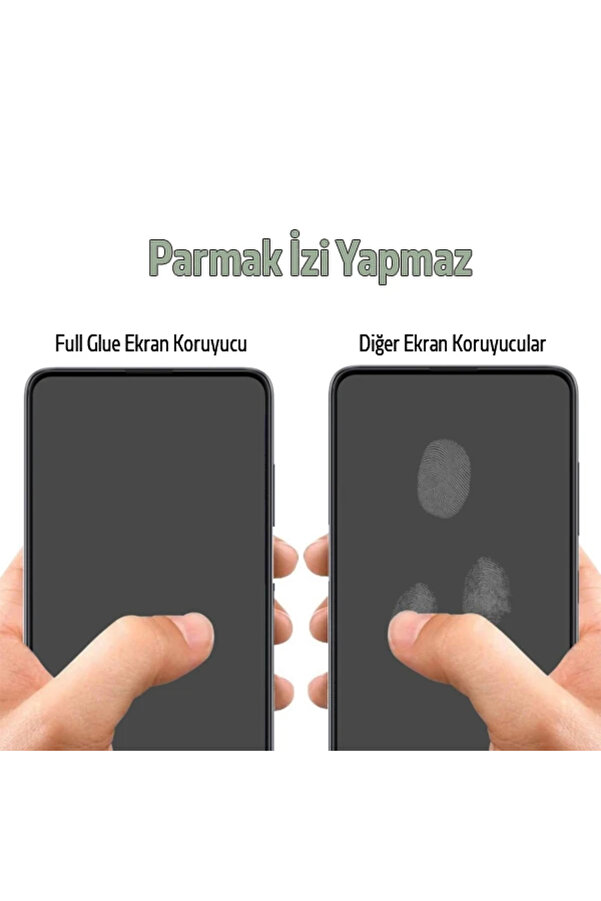 Sm Galaxy A12 Full Glue Uyumlu Full Kaplama Tempered Cam Ekran Koruyucu-(1903) - Dropx6464-2643