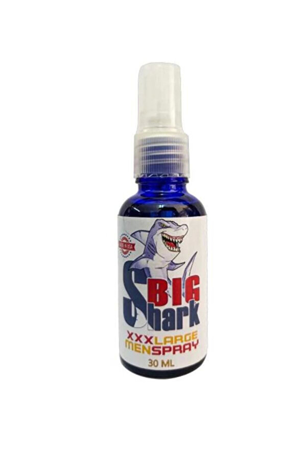 Bi̇g Shark Xxl Erkekler Içi̇n Kalın Ve Boyutlandırıcı Etki̇ Büyütme Sprayı 30 Ml