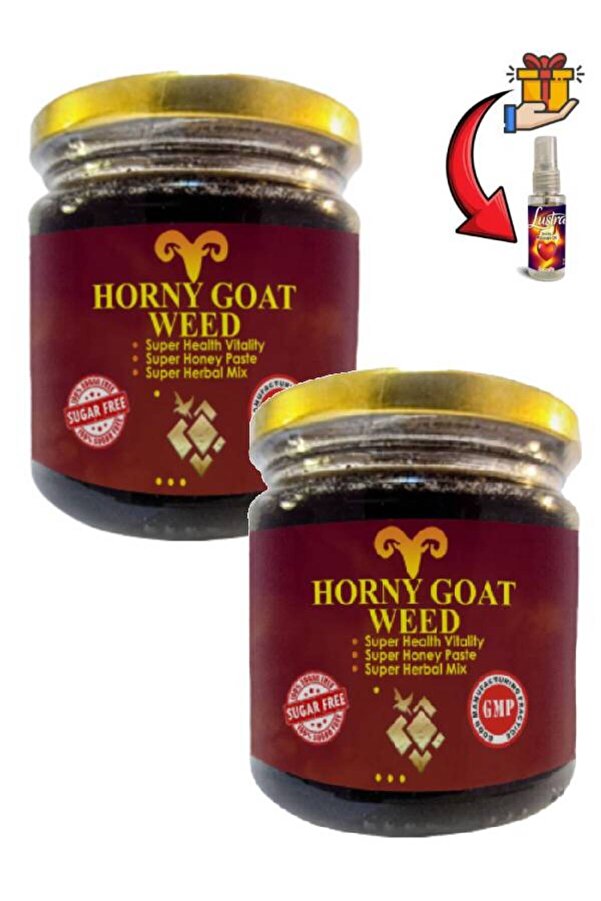 Horny Goat Weed Erkeklere Özel Bölge Destekleyi̇ci̇ 240 Gr X 2 Ad+Lustra Masaj Yağı