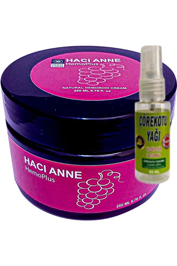 Sti̇l Köşesi̇ Hemoplus Hacı Anne Bakım Kremi̇ 200 Ml + Çörek Otu Yağı 30 Ml