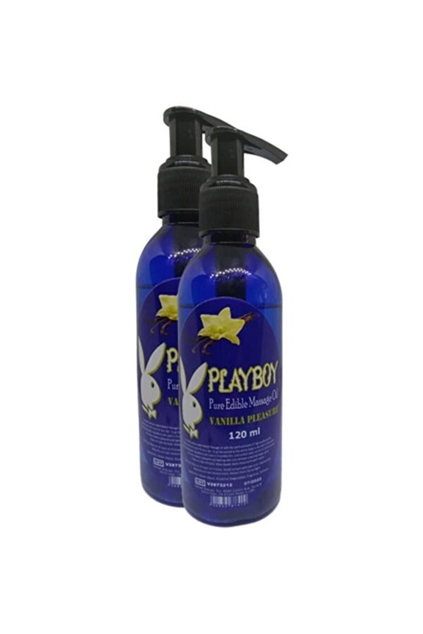 Playboy Pure Edi̇ble Massage Oi̇l 120Ml Vani̇lya Aromalı Masaj Yağı 2 Adet