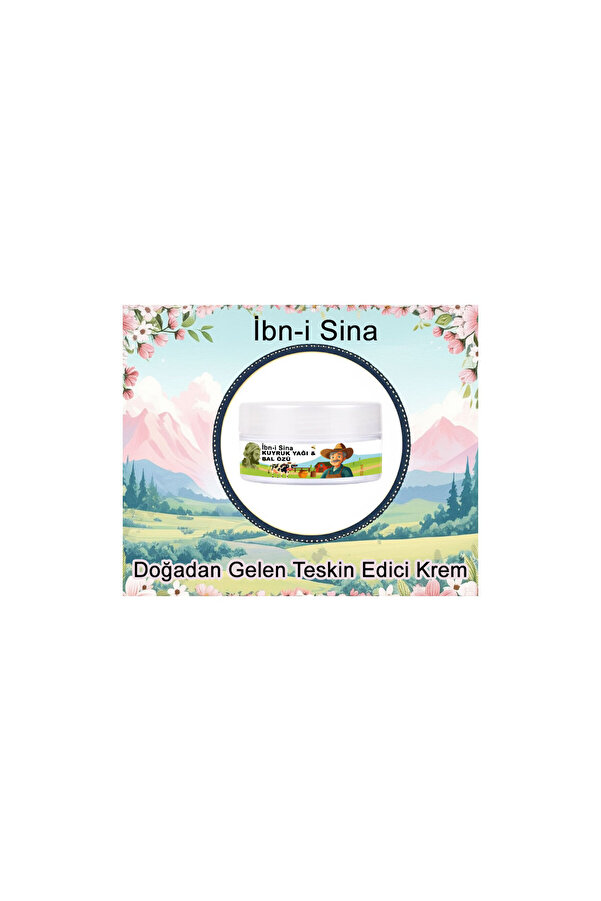 İbn-İ Si̇na Agrılarınıza Teski̇n Edi̇ci̇ Kuyruk Yağı&Bal Özü Bakım Masaj Kremi̇ 50 Ml+Çörek Otu Yağ İle