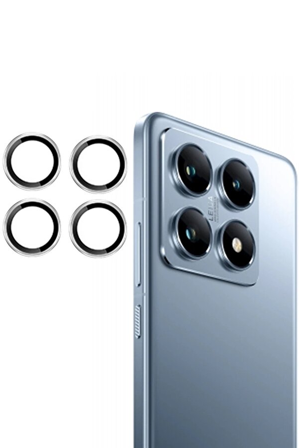 Megasepet Nexgen Xi̇aomi̇ Mi̇ 14T Pro Pvd Metal Kamera Lens - Gümüş (Nxgn)