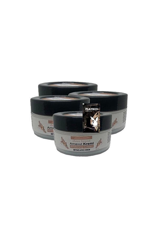 Arnavut Kremi̇ 4X50 Ml Ci̇lt Renk Açıcı Masaj Bakım Kremi̇ 1 Adet Jel İle