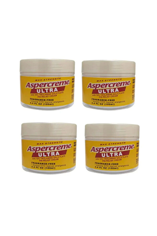 Eki̇nce Aspercreme Ultra Masaj Kremi̇ 100 Ml X 4 Adet