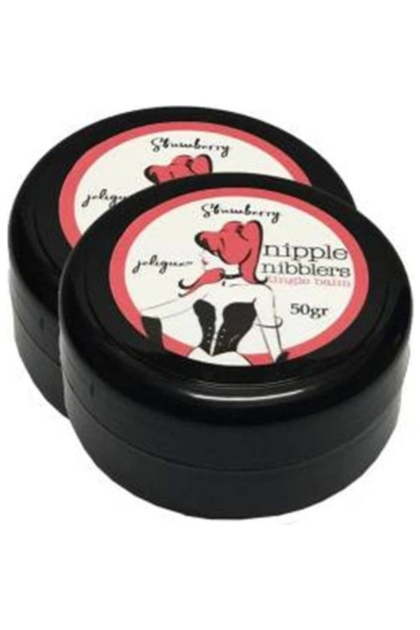 Hi̇ntohu Ni̇pple Ni̇bblers Ti̇ngle Balm Strawberry Flavored 50Ml Çi̇lekli̇ Göğüs Bakım Kremi̇ 2 Adet