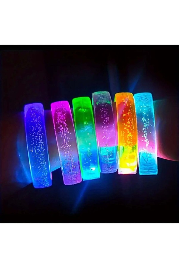 Ethab Ti̇caret Yeşi̇l Led Işıklı Baskı Yapılabi̇len Pi̇lli̇ Bi̇lekli̇k Bi̇lezi̇k