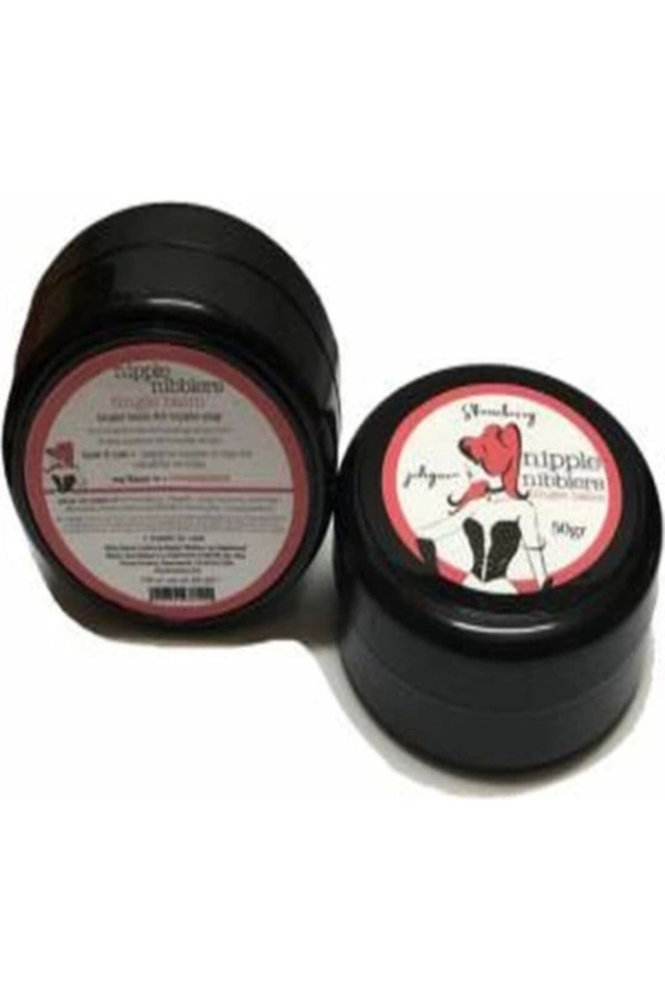 Hi̇ntohu Ni̇pple Ni̇bblers Ti̇ngle Balm Strawberry Flavored 50Ml Çi̇lekli̇ Göğüs Bakım Kremi̇ 2 Adet