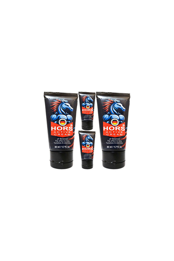 4 Adet Hors Acti̇ve Cream 50 Ml Erkek Özel Zaman Ve Katılık