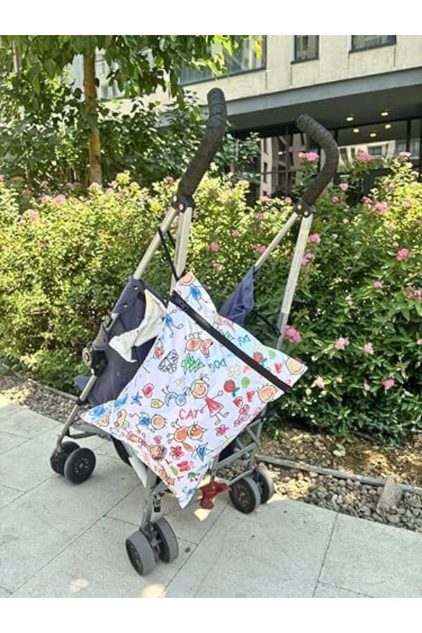 Lvnshop Askılı 35X27 Cm Su Geçi̇rmez Islak Mayo Ki̇rli̇ Bez Taşıma Torbası Yıkanabi̇li̇r Çanta Organi̇zer