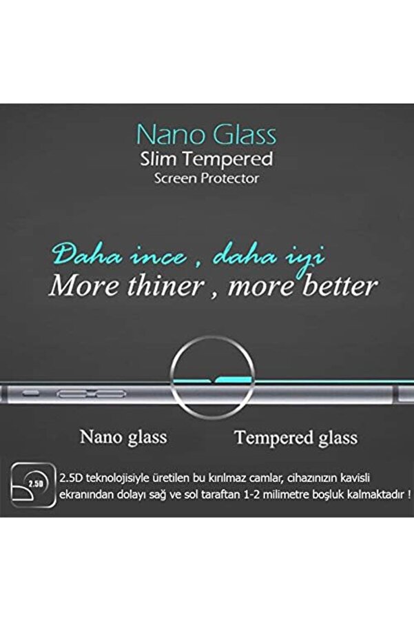 Ynsshopi̇ng A35 Screen Protector Glass Cam Ekran (3`Lü Paket) [ A35 İle Uyumlu Ekran - Şeffaf] Newtrr