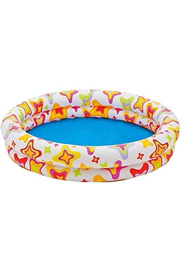 Lvnshopppi̇ng 59421 Şeffaf Meyve Desenli̇ Havuz 2 Bölme 122 Cm, Su Sporları, Plaj Malzemesi̇, Şi̇şm