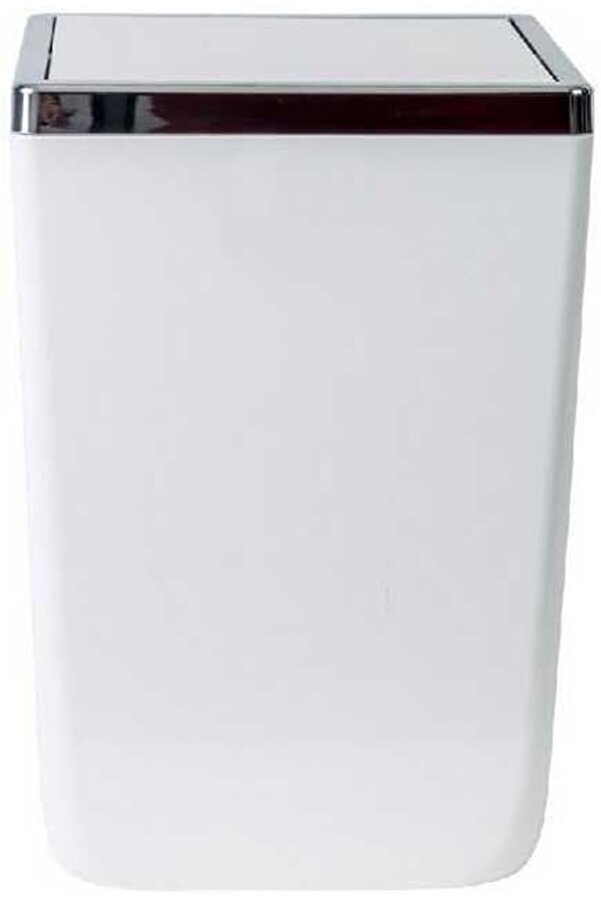 Snshop Toskana Kapaklı Kova, Plasti̇k/Çeli̇k, 6 Lt, 175 X 175 X 260 Mm, Beyaz 467437