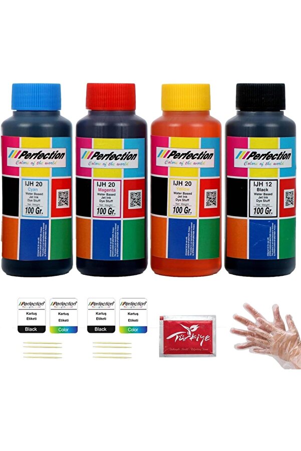 Jptrshop Canon Pi̇xma G3416 Uyumlu Mürekkep Seti̇ 4X100 Gr. 1111498